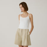 SITP5269 Comfort V-Neck Sleeveless Top_Ivory