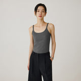 SITP5270 Comfort U-Neck Sleeveless Top_Charcoal