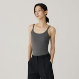 SITP5270 Comfort U-Neck Sleeveless Top_Charcoal