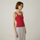 SITP5270 Comfort U-Neck Sleeveless Top_Red