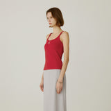 SITP5270 Comfort U-Neck Sleeveless Top_Red