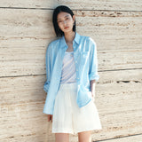 SITP5277 Fresh Stripe Shirt_Sky Blue