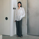 SITP5278 Soft sheer Summer Shirt_White