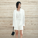 SITP5278 Soft sheer Summer Shirt_White