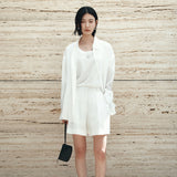SITP5278 Soft sheer Summer Shirt_White