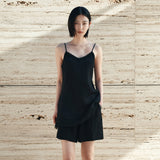 SITP5282 Lace Silky Slip Top_Black