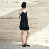 SITP5282 Lace Silky Slip Top_Black