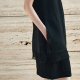SITP5282 Lace Silky Slip Top_Black