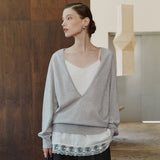SITP5282 Lace Silky Slip Top_White