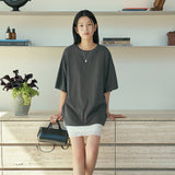 SITP5284 Boy Fit T-Shirt_Charcoal