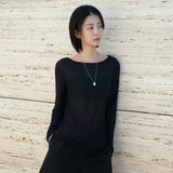 SITP5285 Sheer Rib Boat Neck T-Shirt_Black