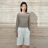 SITP5285 Sheer Rib Boat Neck T-Shirt_Olive