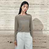 SITP5285 Sheer Rib Boat Neck T-Shirt_Olive