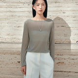 SITP5285 Sheer Rib Boat Neck T-Shirt_Olive