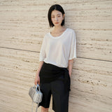 SITP5287 U-Neck Relaxed T-Shirt_Ivory