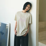 SITP5296 COUNTRY DOGS CLUB T-Shirt_Khaki Beige