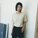 SITP5296 COUNTRY DOGS CLUB T-Shirt_Khaki Beige