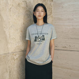 SITP5296 COUNTRY DOGS CLUB T-Shirt_Melange Gray