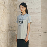 SITP5296 COUNTRY DOGS CLUB T-Shirt_Melange Gray