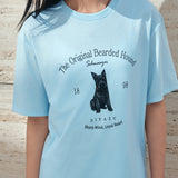 SITP5297 Schnauzer T-Shirt_Sky Blue