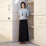 SITP5297 Schnauzer T-Shirt_Melange Gray