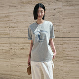 SITP5298 Gentle Retriever T-Shirt_Melange Gray