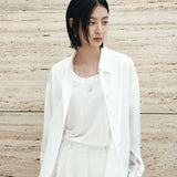 SITP5302 U-Neck Stripe T-Shirt_White