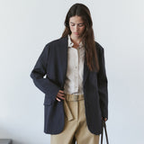 SITP5303 Washed Stitch Cotton Shirt_Light beige