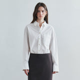 SITP5303 Washed Stitch Cotton Shirt_Ivory