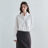 SITP5303 Washed Stitch Cotton Shirt_Ivory