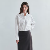 SITP5303 Washed Stitch Cotton Shirt_Ivory