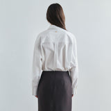 SITP5303 Washed Stitch Cotton Shirt_Ivory
