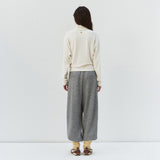 SITP5320 Brushed Layered Turtleneck Top_Ivory