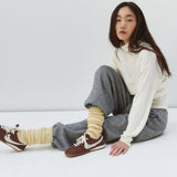SITP5320 Brushed Layered Turtleneck Top_Ivory