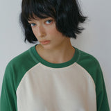 SITP5323 Contrast Raglan T-Shirt_Green
