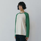 SITP5323 Contrast Raglan T-Shirt_Green