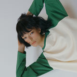 SITP5323 Contrast Raglan T-Shirt_Green