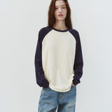 SITP5323 Contrast Raglan T-Shirt_Navy