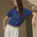 SIPT7078 Two-Tuck Nylon Slacks_White