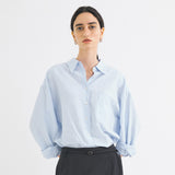 SITP5198 Linen Blend Pure Shirt_Powder blue