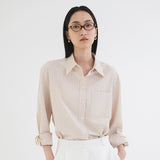 SITP5197 Loose Fit Seersucker Check Shirt_Pink