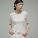 SITP5138 5-part Cotton T-shirt_Ivory